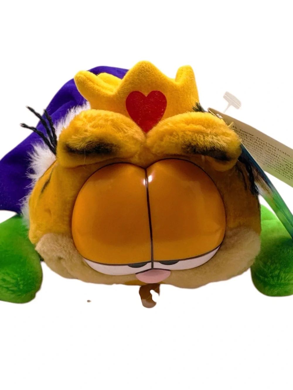 Garfield Prince Frog Plush Toy With Tags By Dakin 1978-1981 Rare 11”Collectible